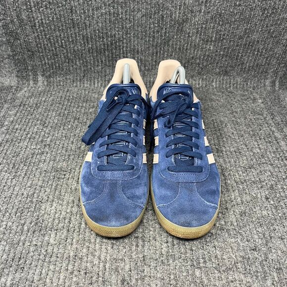 Adidas Gazelle Night Indigo Wonder Taupe Gum Suede Shoes Mens 8.5 / Womens 9.5 - Picture 2 of 8